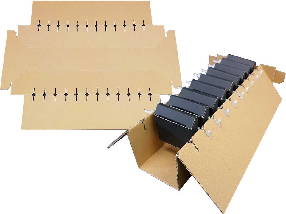Improved assembly packaging for automobile electronic parts